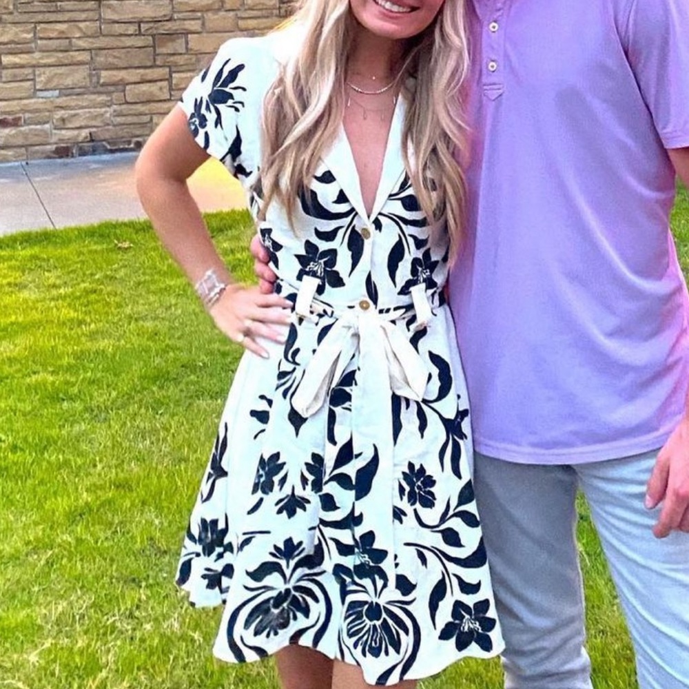 Black and White Zara Dress